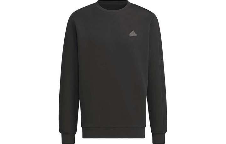 Adidas Adidas Sweatshirts Men's Black Crew Neck Moderate Regular