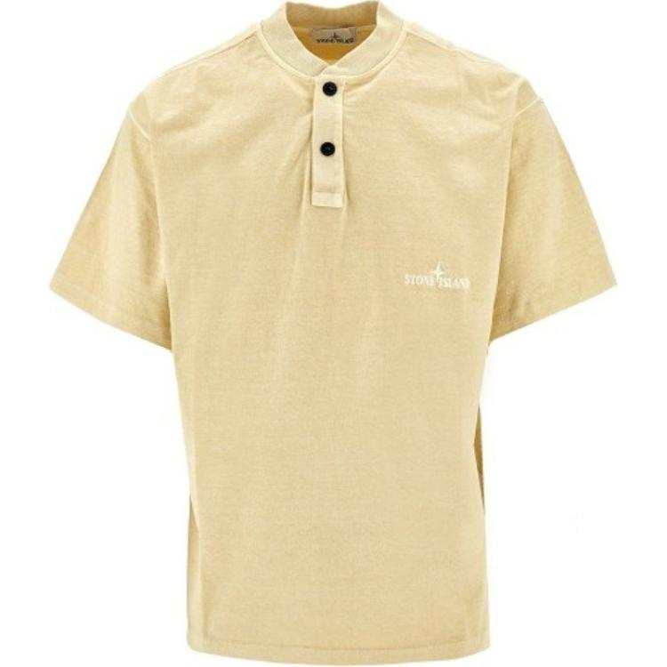 STONE ISLAND T Shirt Men's Light Yellow