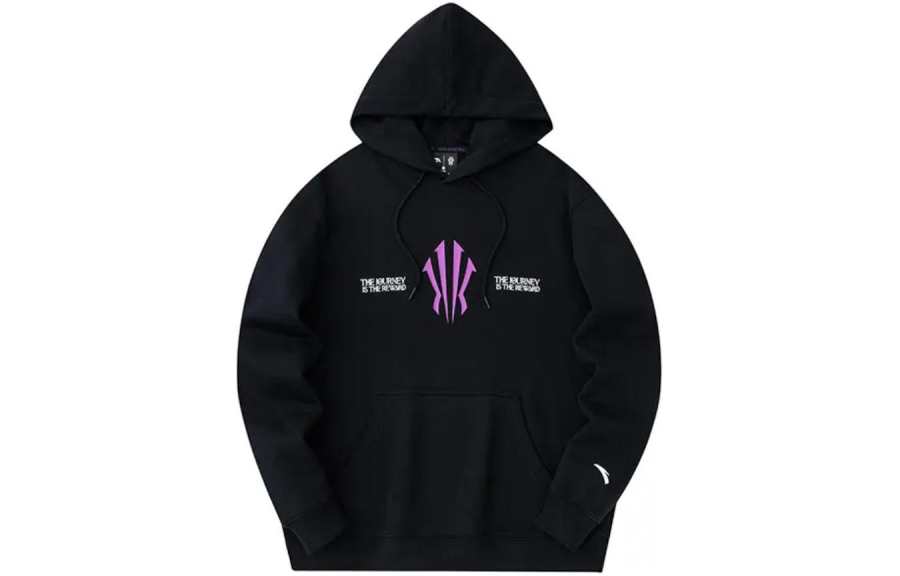 ANTA Anta Basketball Collection Sweatshirt Men's Basic Black