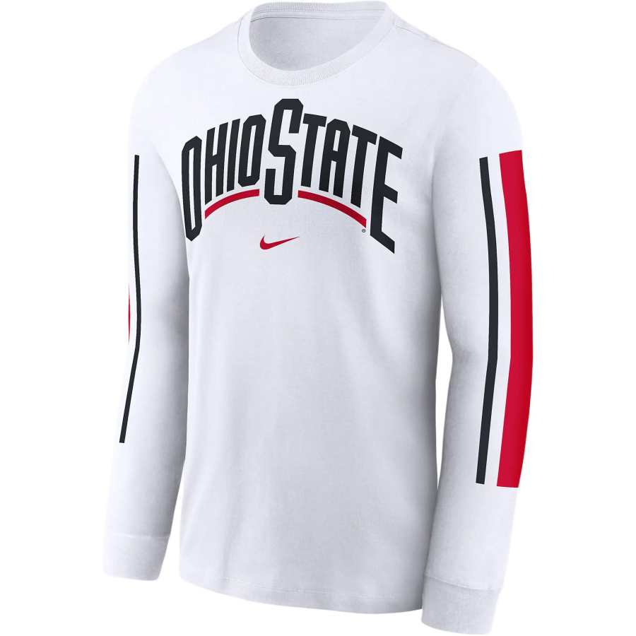 Nike Nike Ohio State Buckeyes Local Spirit Slogan Men's Nike College Long-Sleeve T-Shirt