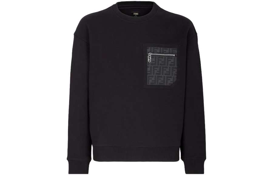 FENDI Long Sleeved Crewneck Sweatshirt