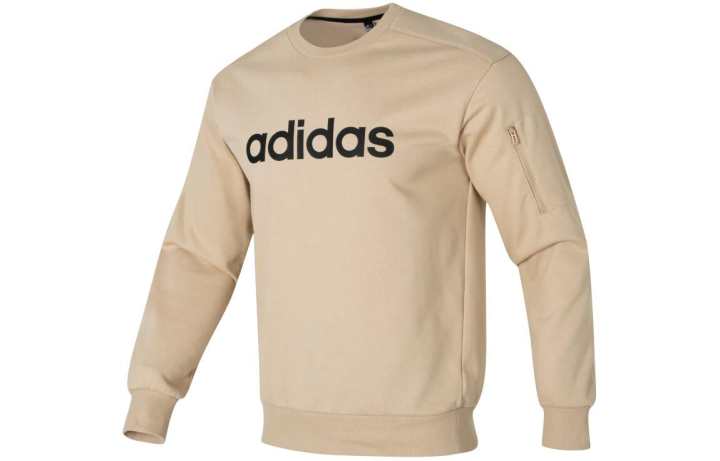 Adidas Adidas Sweatshirts Men's Khaki Crew Neck Moderate Other