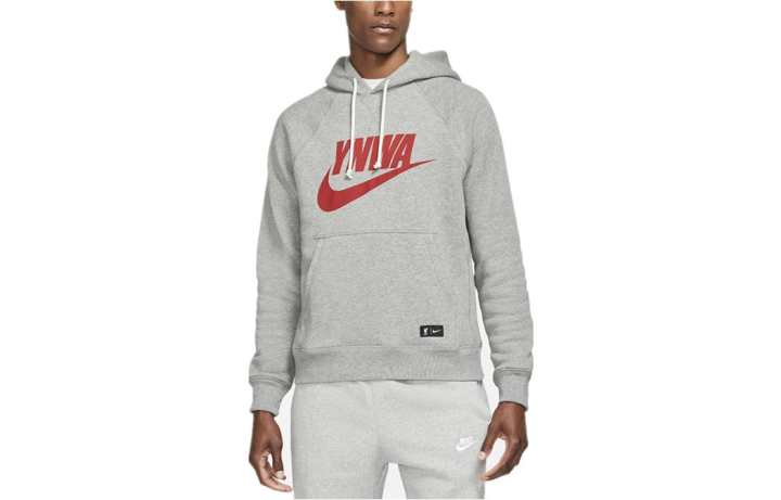 Nike Nike Sweatshirts Men's Gray Hooded Moderate Regular
