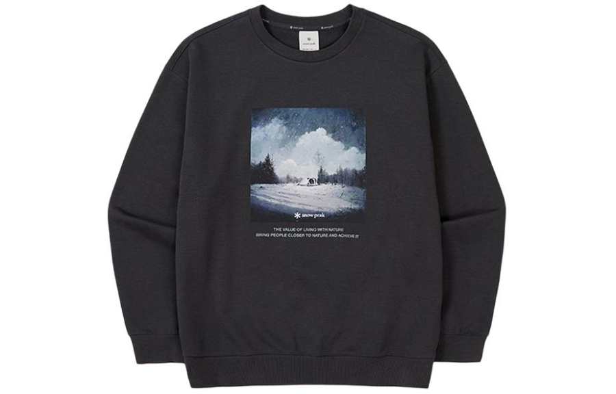 Snow Peak Snow Peak Sweatshirt Men's Black