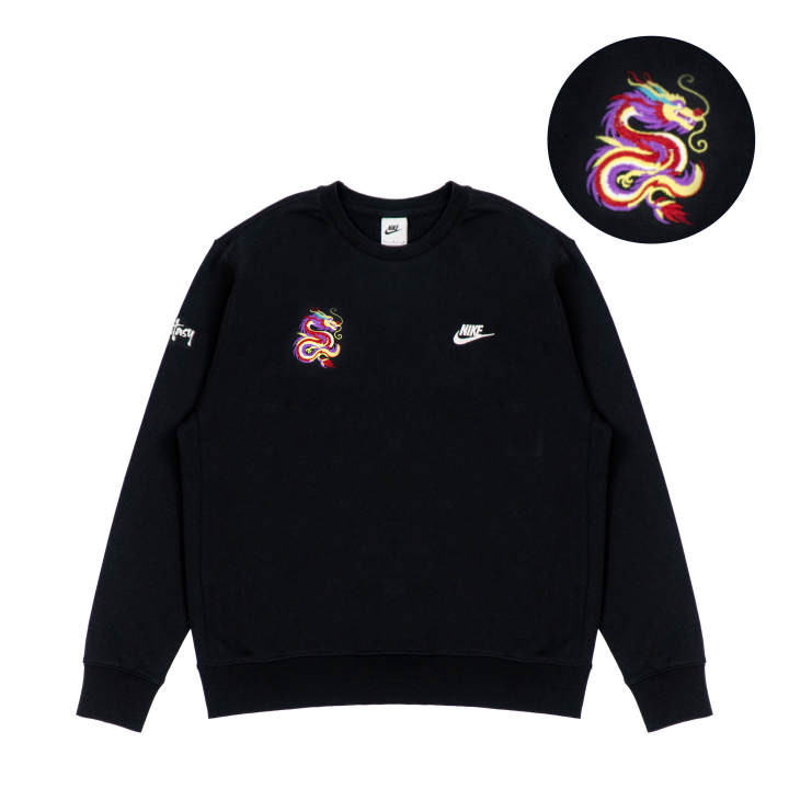 Nike Nike Sweatshirts Unisex Black Crew Neck Moderate Regular