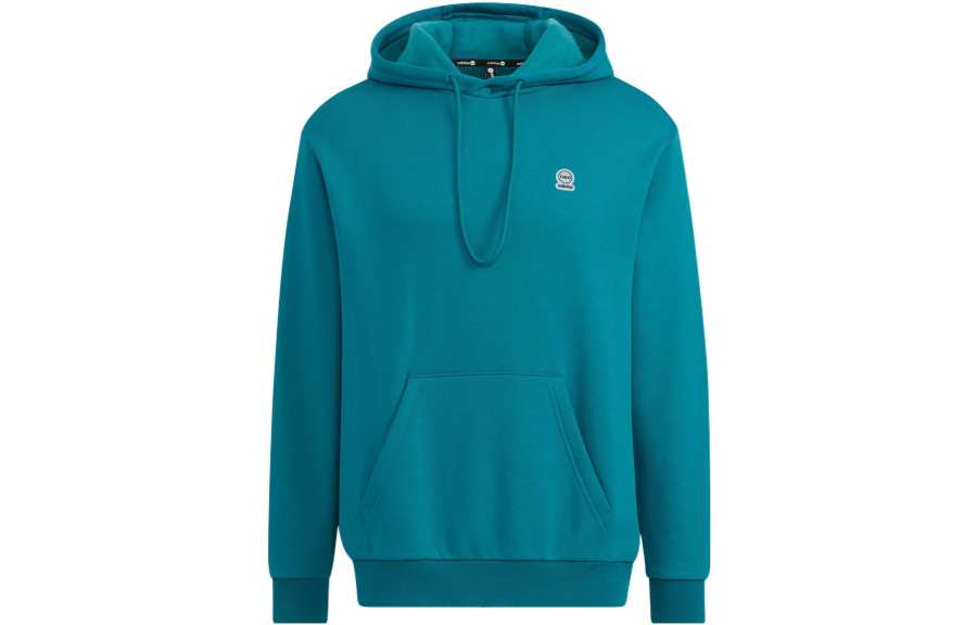 Adidas Neo Sweatshirts Unisex Blue Hooded Moderate Regular