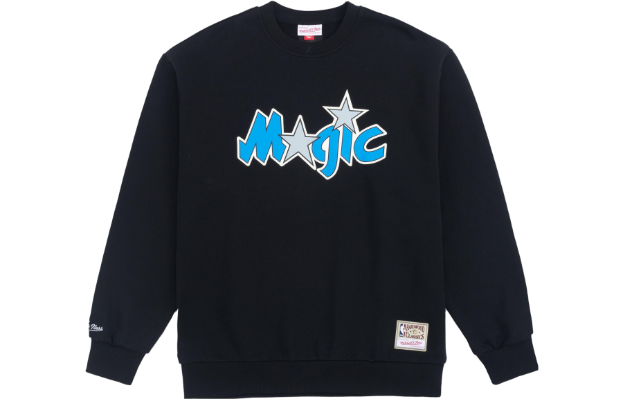 Mitchell Ness Mitchell Ness Sweatshirts Unisex Black Crew Neck Moderate Other