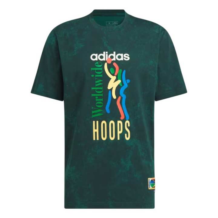 Adidas Adidas Worldwide Hoops Graphic Tee