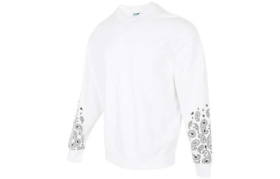 PUMA PUMA Sweatshirts Unisex White Crew Neck Moderate Regular