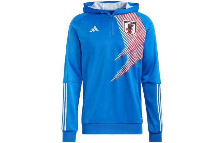 Adidas Adidas Essential Sweatshirts Men's Blue Hooded Non Detachable Moderate