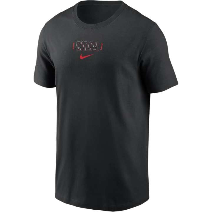 Nike Nike T Shirt Cincinnati Reds Men's Black