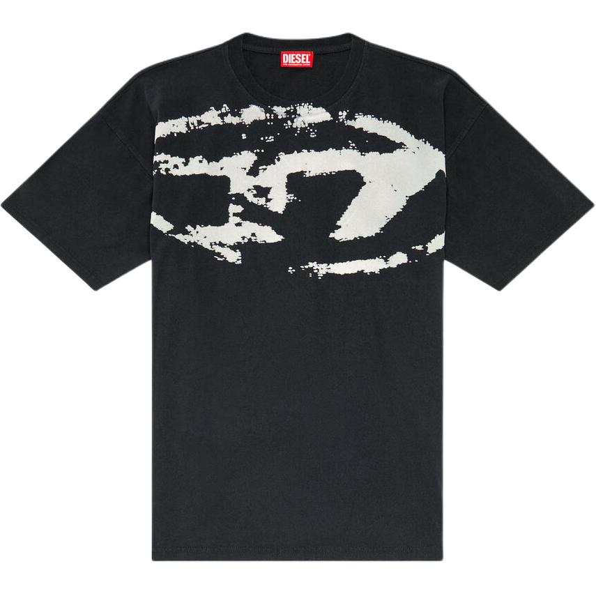 DIESEL T Boxt Logo Printed Crewneck T Shirt