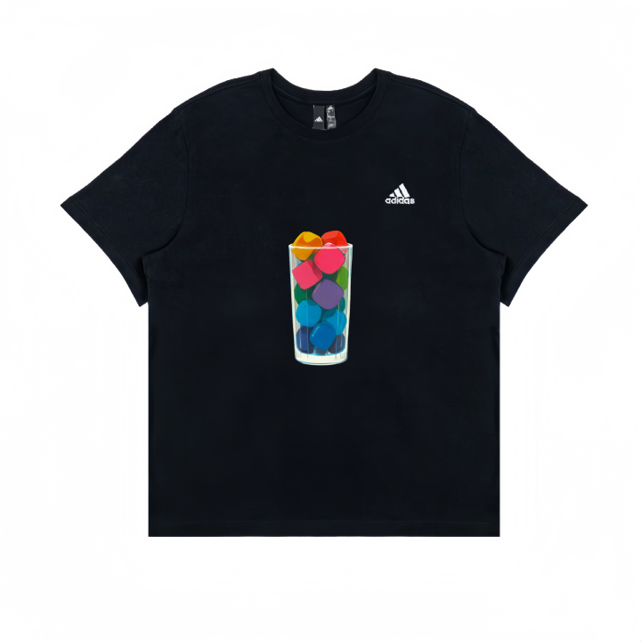 Adidas Adidas T Shirts Unisex Black Crew Neck Moderate Straight Fit