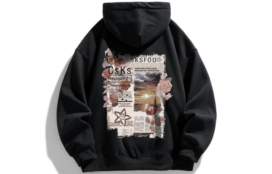 CSKS CSKS Sweatshirts Unisex Hooded Moderate Regular