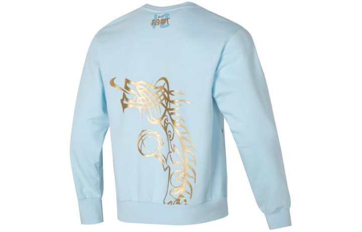 Nike Nike Morant Series Sweatshirts Men's Blue Crew Neck Moderate Regular