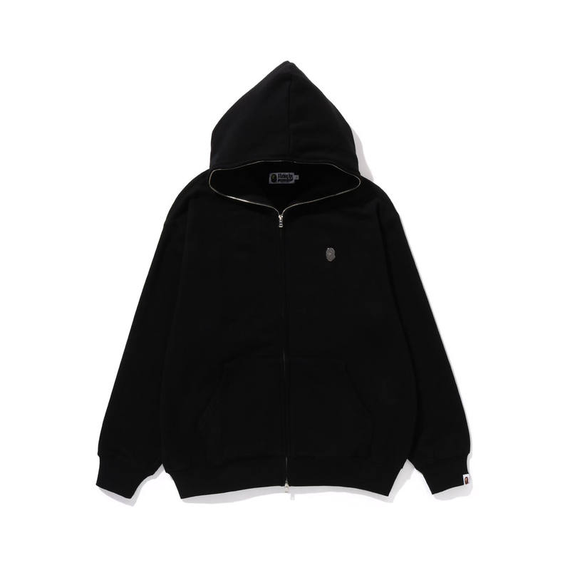 A BATHING APE Bape Metal One Point Full Zip Hoodie