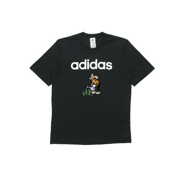 Adidas Adidas T Shirts Unisex Black Crew Neck Moderate