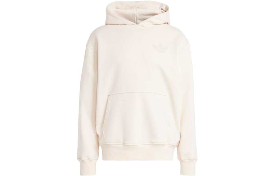 Adidas Originals Sweatshirts Men's Wonder White Hooded Moderate Regular
