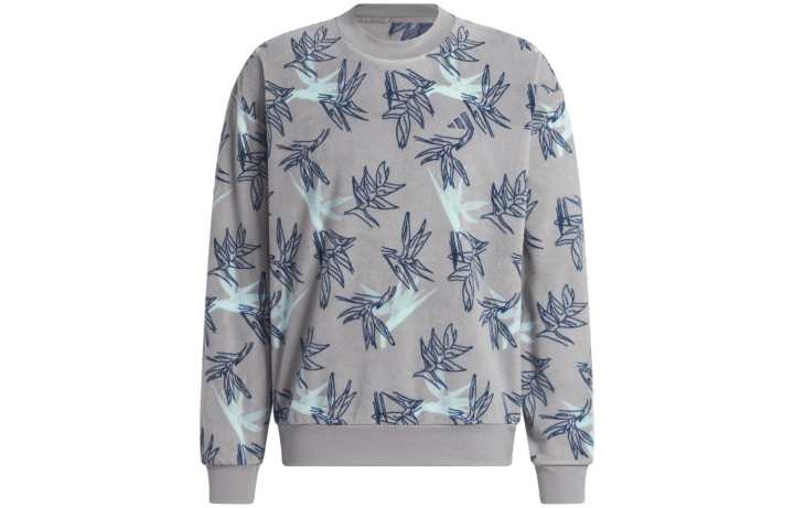 Adidas Adidas Sweatshirts Men's Light Purple Crew Neck Moderate Regular