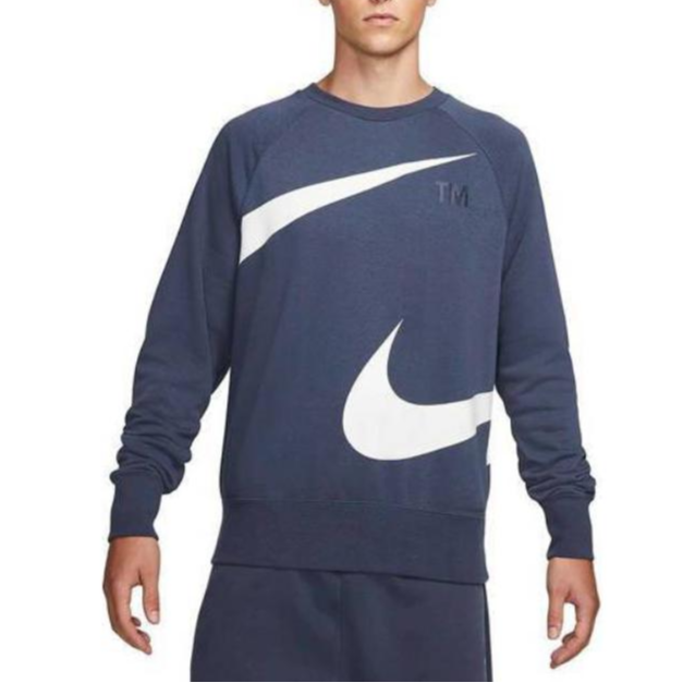 Nike Nike Sweatshirts Men's Blue Crew Neck Moderate Regular
