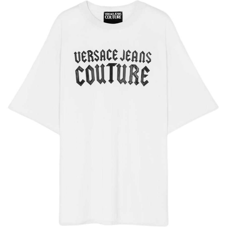 Versace Jeans Couture logo-embossed cotton T-shirt