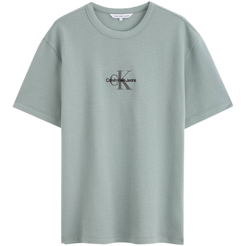 Calvin Klein T Shirts Men's Crew Neck Moderate Straight Fit