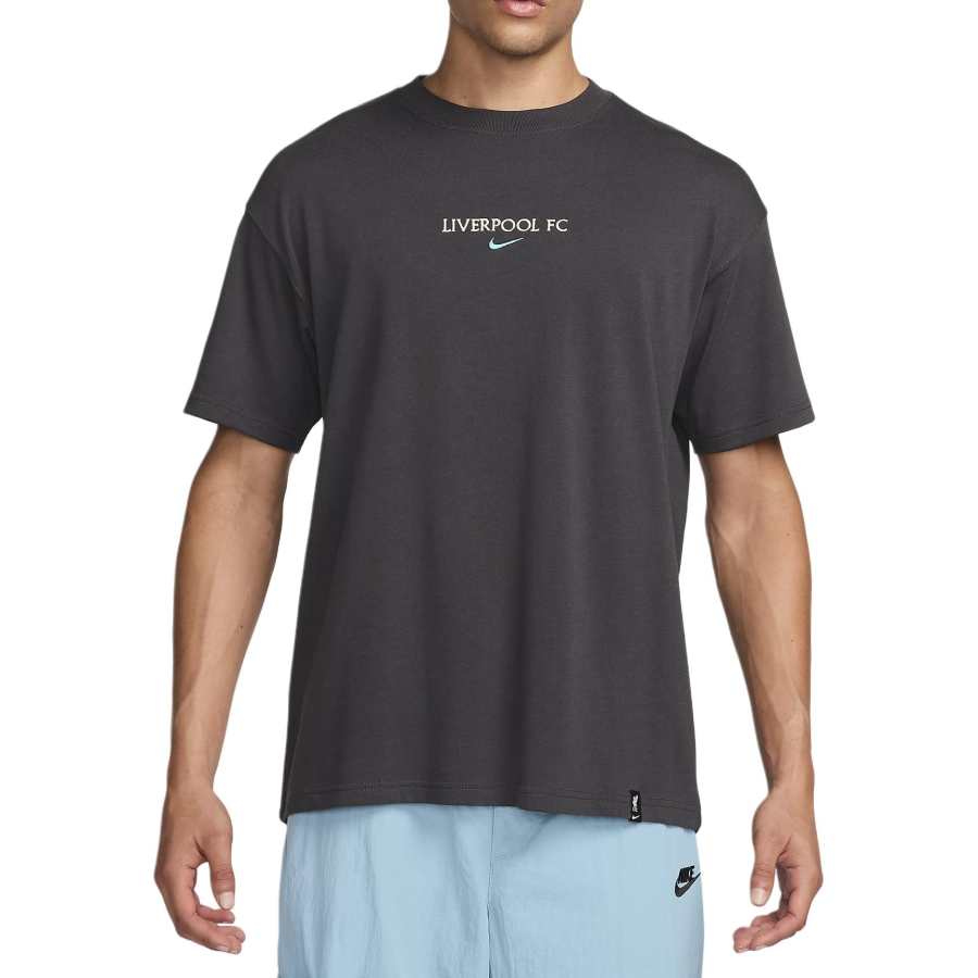 Nike Nike Liverpool F.C. Max90 Football T Shirt T Shirt Men's Gray