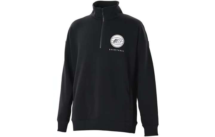 New Balance New Balance Sweatshirts Men's Black Stand Collar Moderate Other