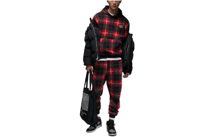 Jordan Jordan Sweatshirts Men's Red Hooded Moderate Regular