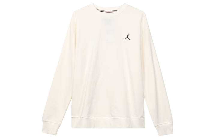 Jordan Jordan MJ FLC CREW GCEL Sweatshirts Men's White Crew Neck Moderate Regular