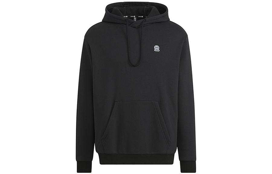 Adidas Neo Sweatshirts Unisex Black Hooded Moderate Regular