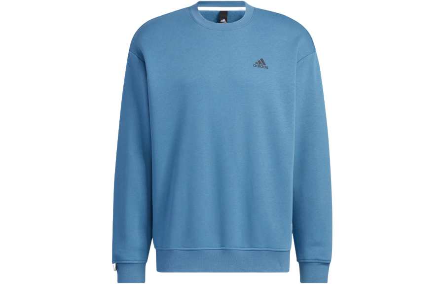 Adidas Adidas Sweatshirts Unisex Blue Crew Neck Moderate Regular