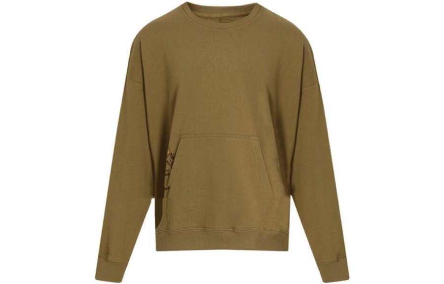 Vans Vans Sweatshirts Men's Brown Crew Neck Moderate Regular