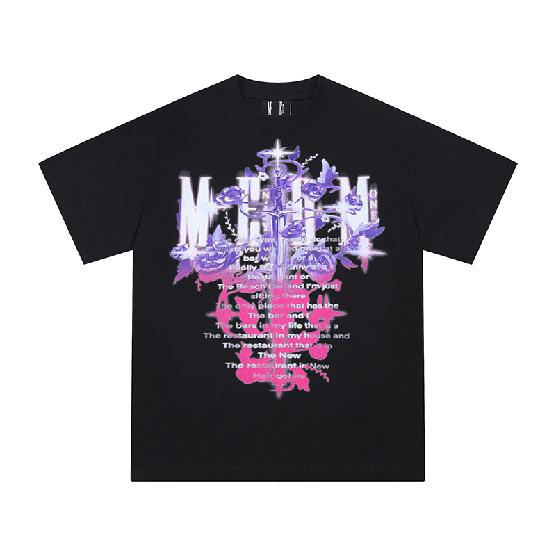 MEDM T Shirts Unisex Crew Neck Moderate Straight Fit