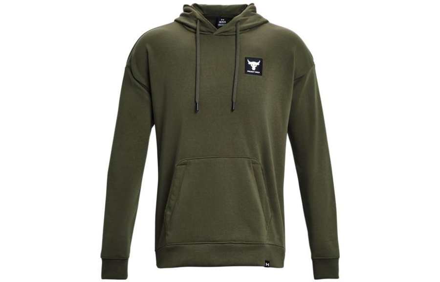 Under Armour Johnson Sweatshirts Men's Green Hooded Moderate Regular