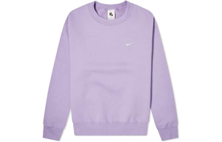 Nike Nike Sweatshirts Men's Purple Crew Neck Moderate Regular