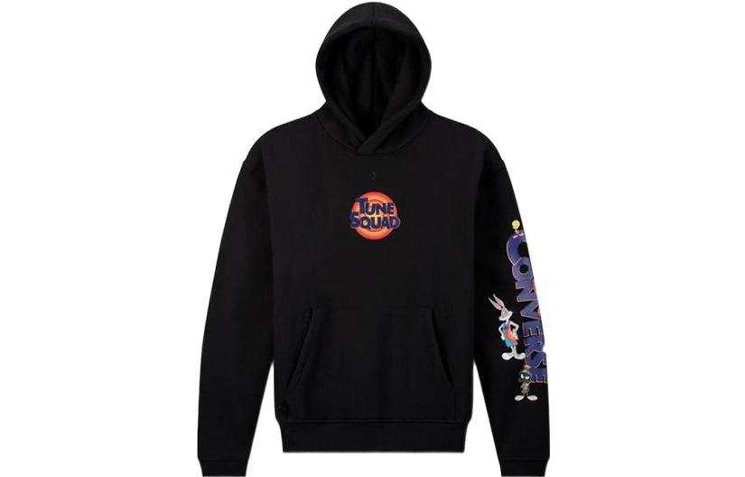 Converse Converse Sweatshirts Men's Black Hooded Moderate Regular