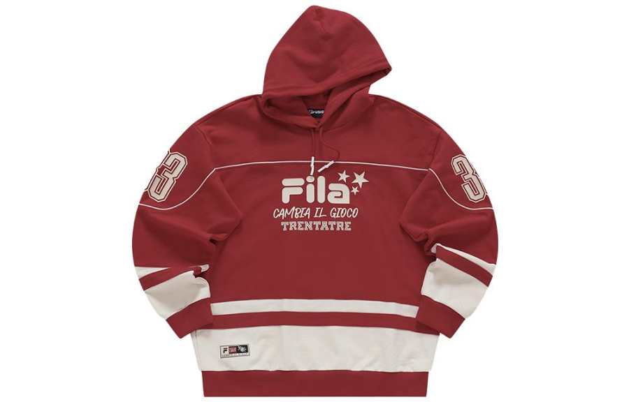 FILA FUSION QR Sweatshirt Unisex China Red