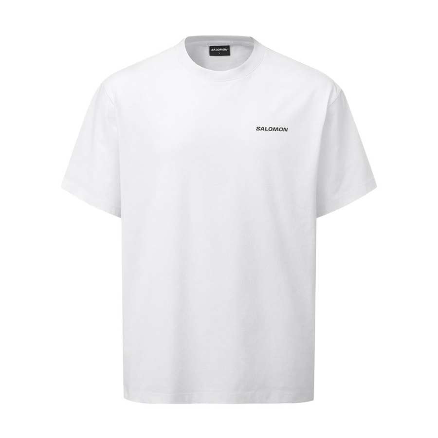 SALOMON UNI T Shirt Unisex White