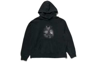 Union Sweatshirts Unisex Black Hooded Moderate Regular