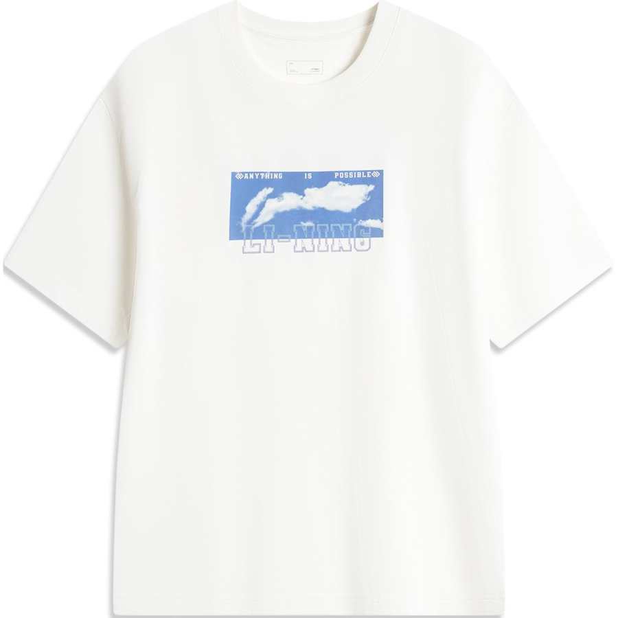 Li-Ning Li Ning Sports Life Collection T Shirt Men's Ivory