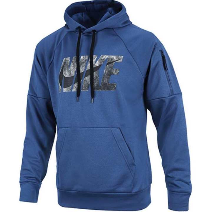 Nike Nike Sweatshirts Men's Marine Blue Hooded Moderate Regular