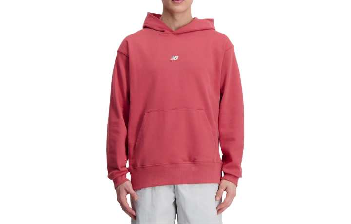 New Balance New Balance Sweatshirts Men's Pink Hooded Moderate Regular