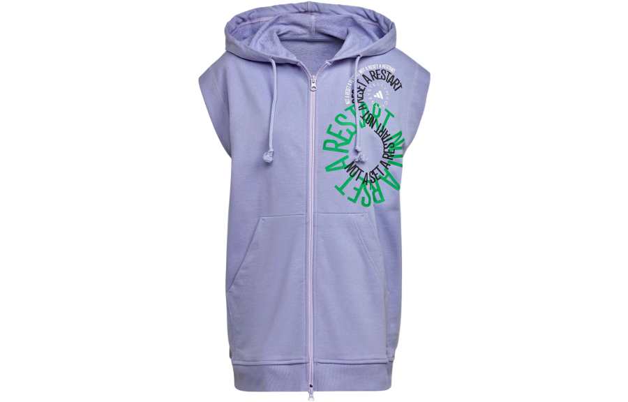 Adidas Adidas Sweatshirts Unisex Purple Hooded Moderate Cardigan
