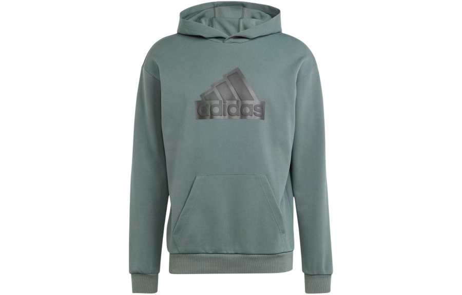 Adidas Adidas Future Icons Badge Of Sport Hoodie Sweatshirt Men's Green
