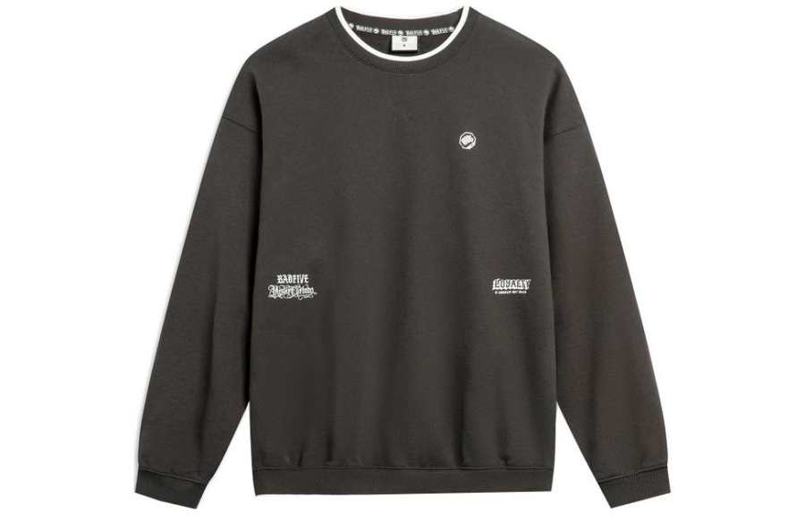 Li-Ning Li Ning Sweatshirt Unisex Obsidian Gray
