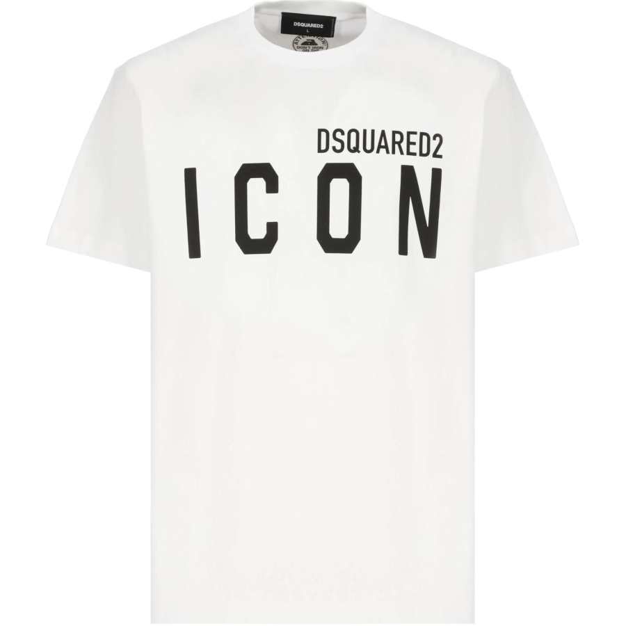 DSQUARED 2 Dsquared2 Icon Printed Crewneck T Shirt