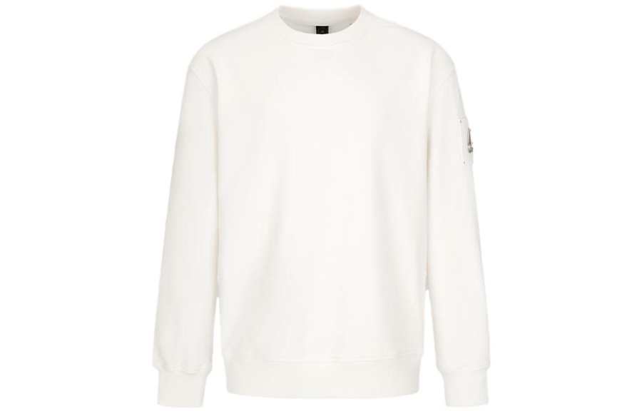 Moose Knuckles Moose Knuckles Logo Plaque Crewneck Sweatshirt