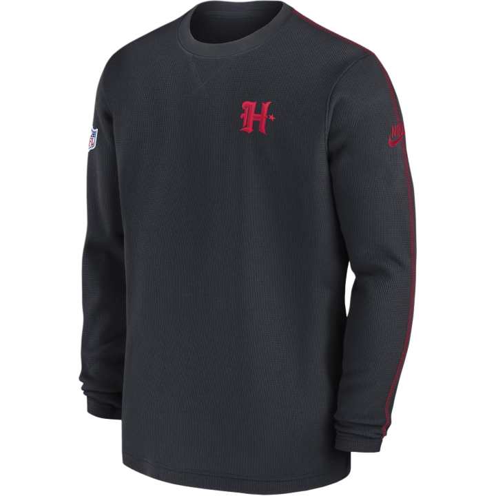 Nike Nike Houston Texans Logo Coach Men's Nike Nfl Long Sleeve Top