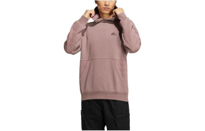 Adidas Adidas Sweatshirts Men's Purple Hooded Moderate Regular